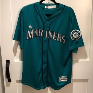 Majestic Shirts - Edgar Martinez Retro Mariners Jersey Majestic Shirts - Edgar Martinez Retro Mariners Jersey